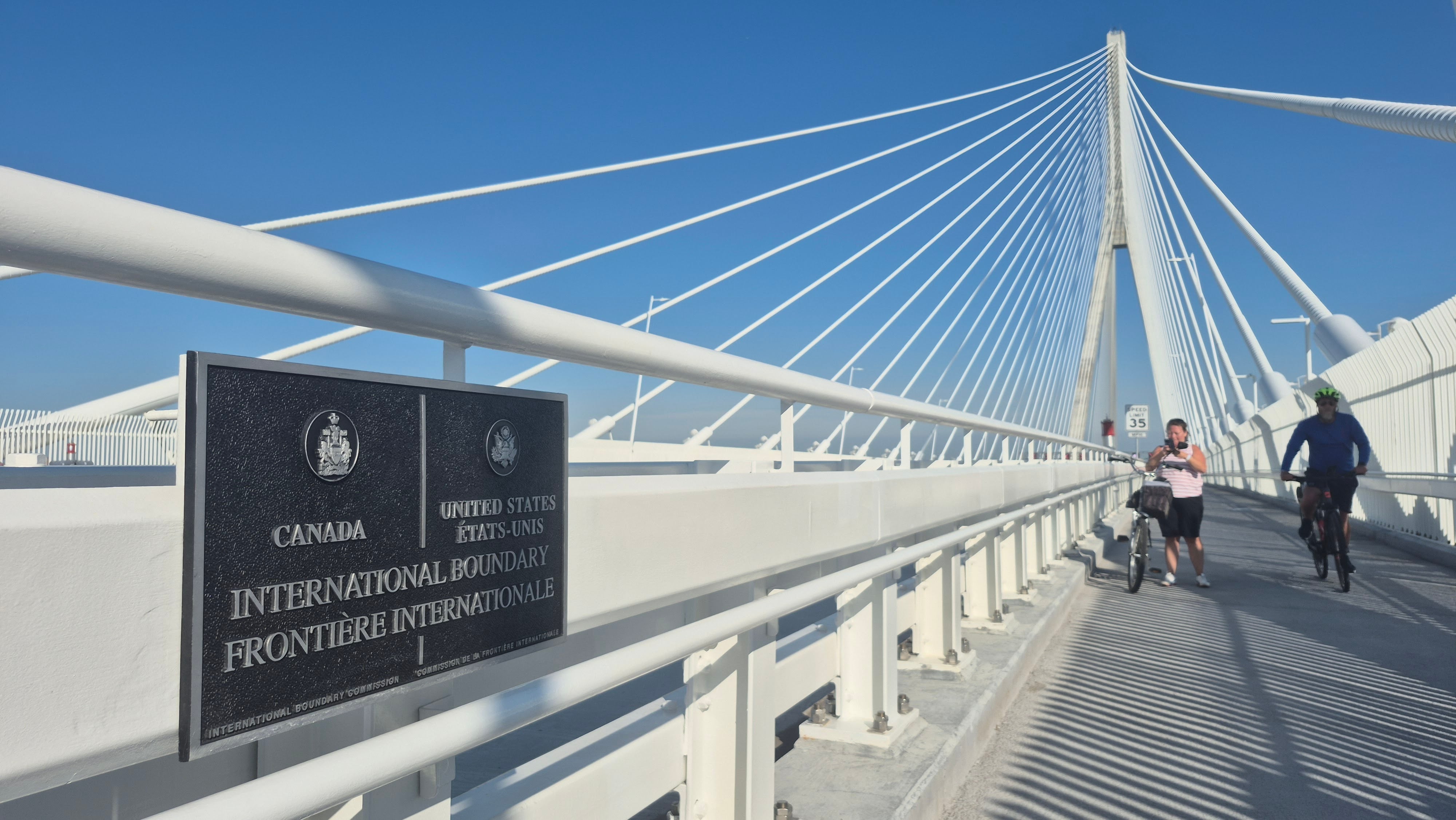 Gordie Howe bridge multi-use path temporarily closed