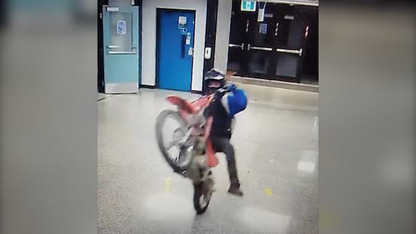 Northern Ontario high school broken into by two dirt bike riders