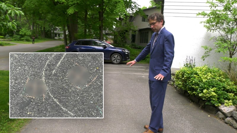 Ottawa police investigate swastikas found drawn in chalk outside Rockcliffe home