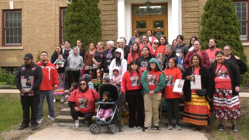 Family of slain Sask. woman holds March for Justice on first day of murder trial
