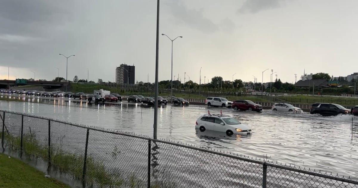 Ottawa receives 118 mm of rain on Canada Day, flooding roads and knocking out power