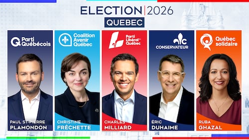 Quebec party leaders talk tariffs, sovereignty in TV interviews
