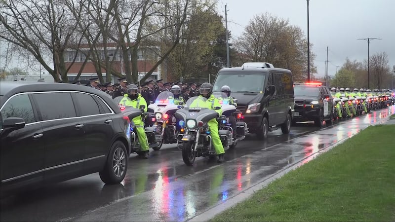 LIVE @ 10:30: Funeral for Ontario police officer killed in Highway 401 crash today