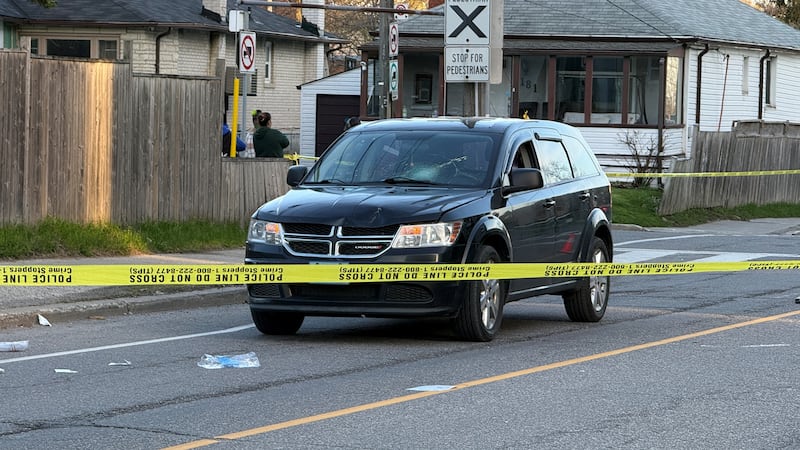Infant, 2 adults in hospital after being struck by vehicle in North York