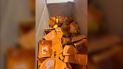 Fans were given "Bird Bells" to make "the nest" even louder than usual. (CTV/Marnie Ells)