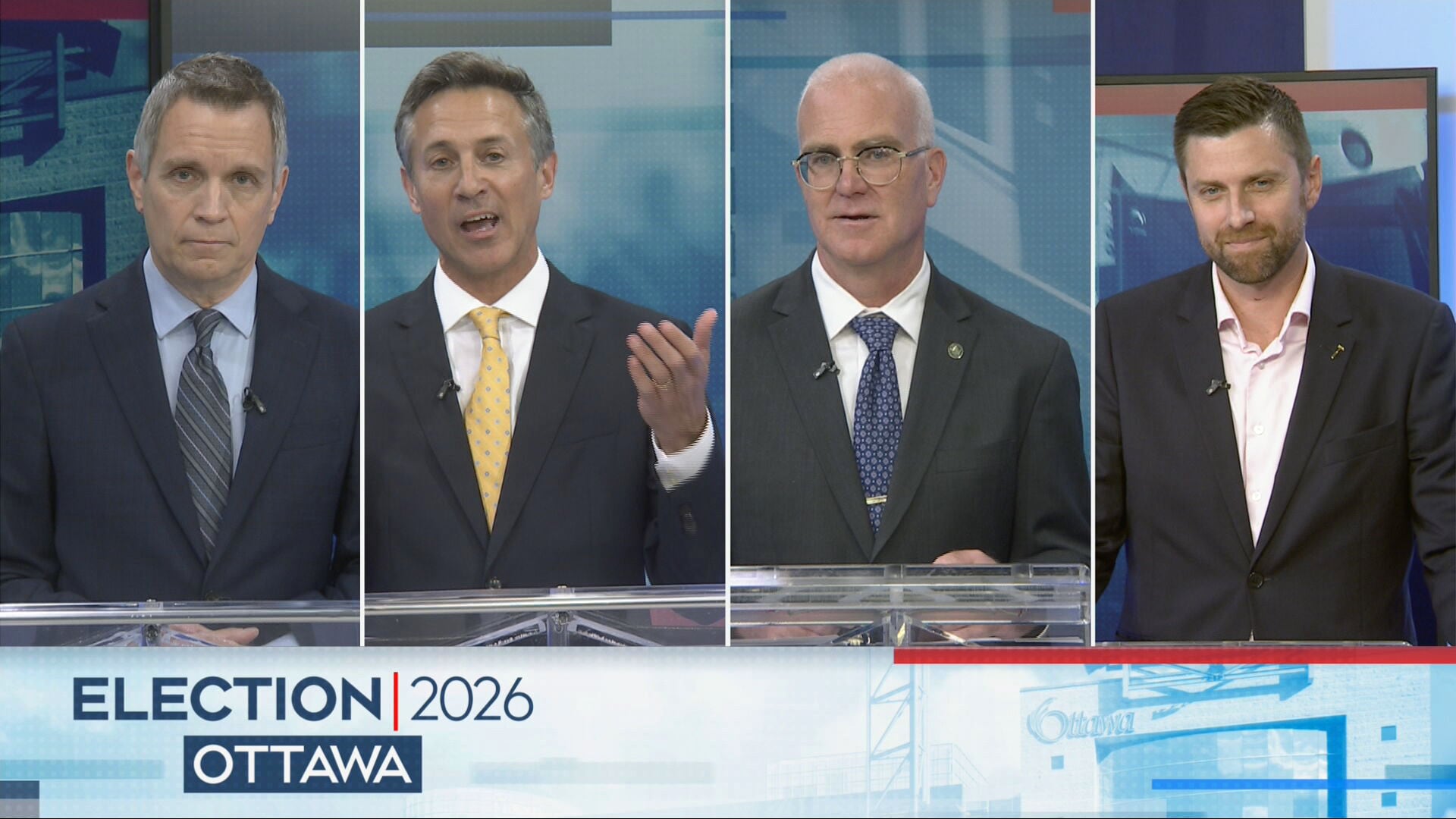 Ottawa mayoral candidates put each other on the spot during debate Q&A