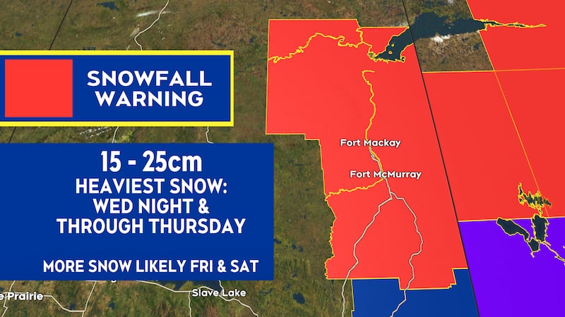 Spring storm pummels eastern Alberta with heavy snow, rain and gusty wind
