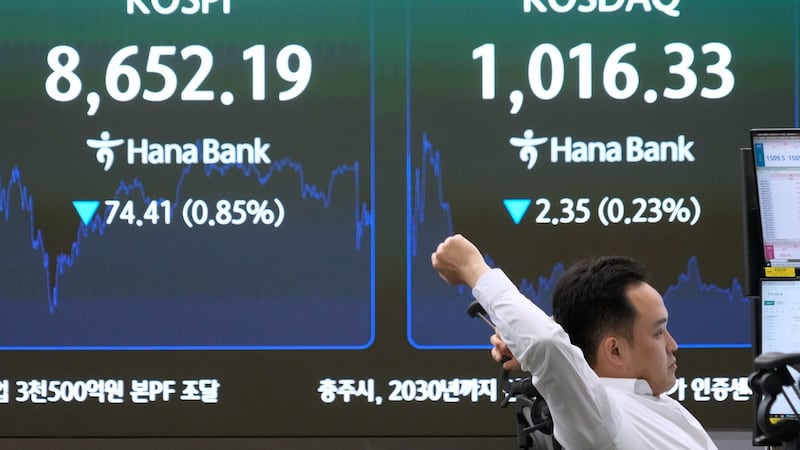 World shares are mixed and oil trades below US$80 on optimism over interim U.S.-Iran war deal