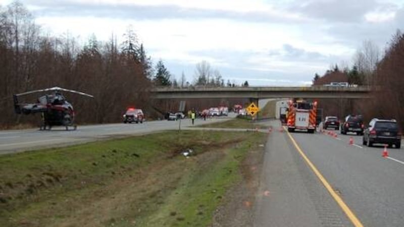 Saanich man facing 6 charges over Hwy. 19 crash that injured baby and 3 others