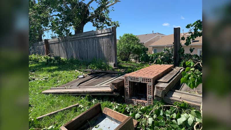 Storm damage across Winnipeg