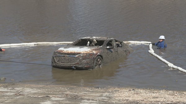 Car stolen in 2024 pulled out of river by Manitoba environmental group