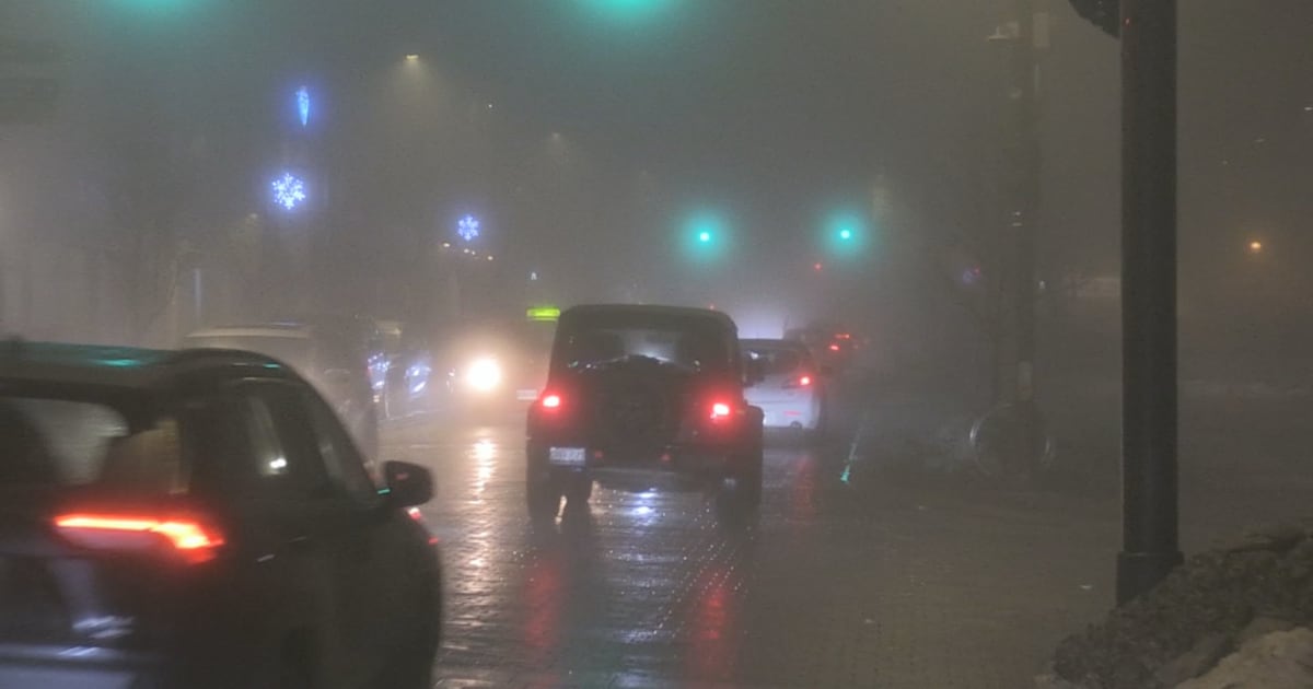 Foggy start to the day in Barrie, but will it last?