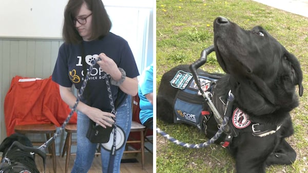 ‘Changed my life’: local woman with cerebral palsy discusses need for service dogs during unique fundraising event