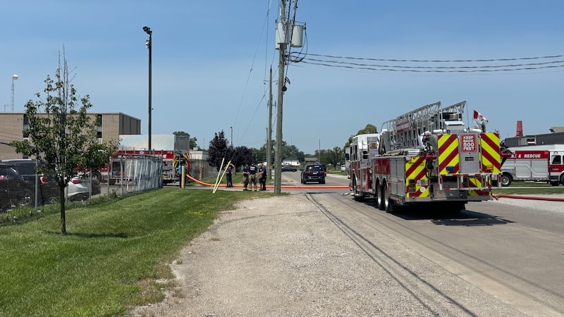 Driver sent to hospital after vehicle fire near Devonshire Mall