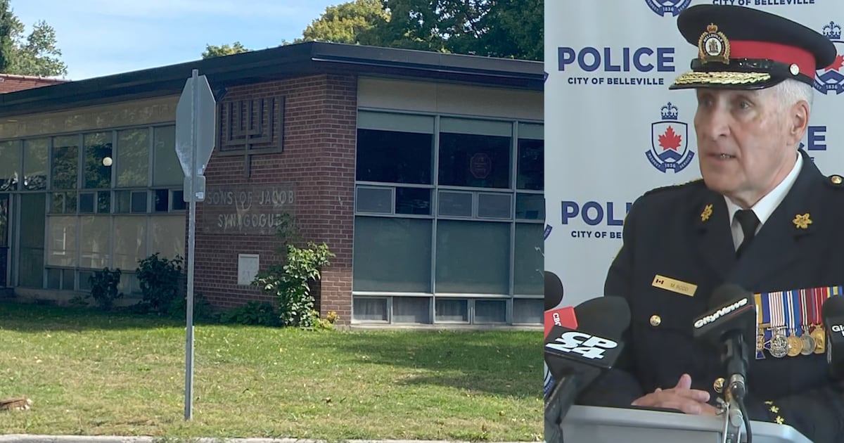 Belleville synagogue shooting was a hate-motivated attack, police chief says - CTV News