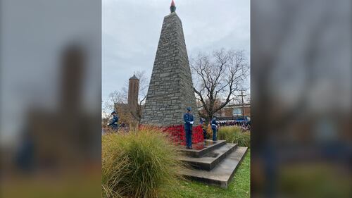Remembrance Day ceremony at Sullivan's Pond in Dartmouth, N.S. on Tuesday, Nov. 11, 2025. (CTV Atlantic/ Vanessa Wright)