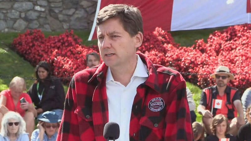 Eby announces ‘never 51st state’ signs as Canada-U.S. trade war escalates