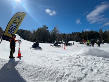 Racers taking part in the the third annual Martock Hill Drags at Ski Martock. (Jonathan MacInnis/CTV Atlantic)