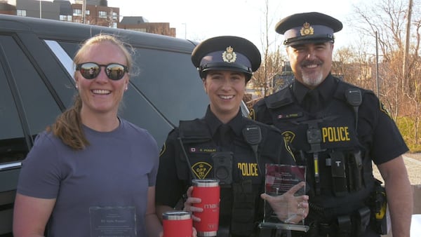 MADD Nipissing Chapter honours 4 cops for impaired driving enforcement efforts