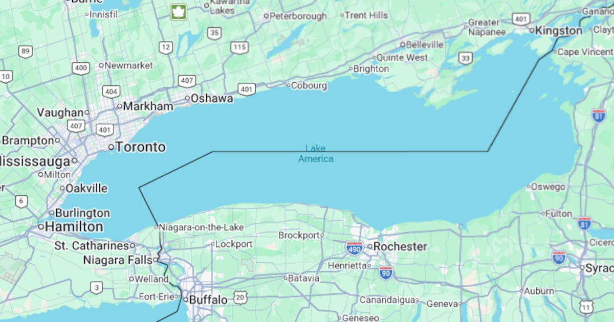 Hydro Ottawa lists Lake Ontario as ‘Lake America' on outage map