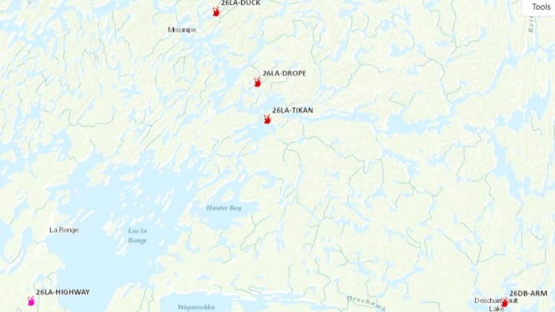 Here’s the status on wildfires near La Ronge and Denare Beach