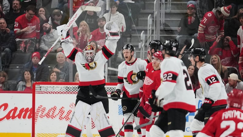 Yakemchuk scores in NHL debut as Ottawa Senators beat Detroit Red Wings 3-2