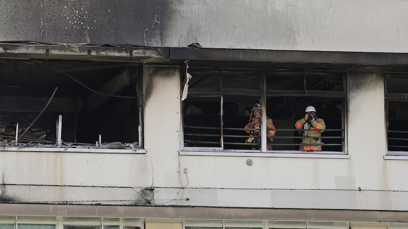 About 300 children and teachers evacuated or rescued after fire breaks out at a Tokyo school