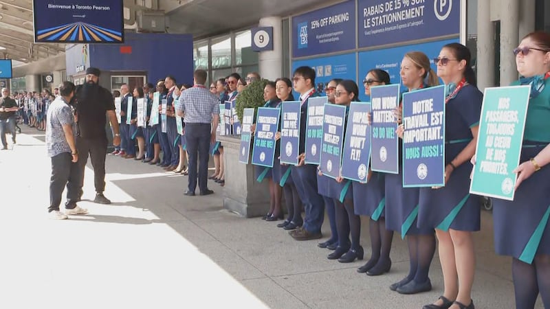 WestJet cabin workers to hold day of action amid labour talks