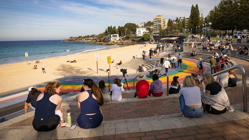 Woman mauled by shark off Sydney beach grabs onto a lifeguard's paddleboard