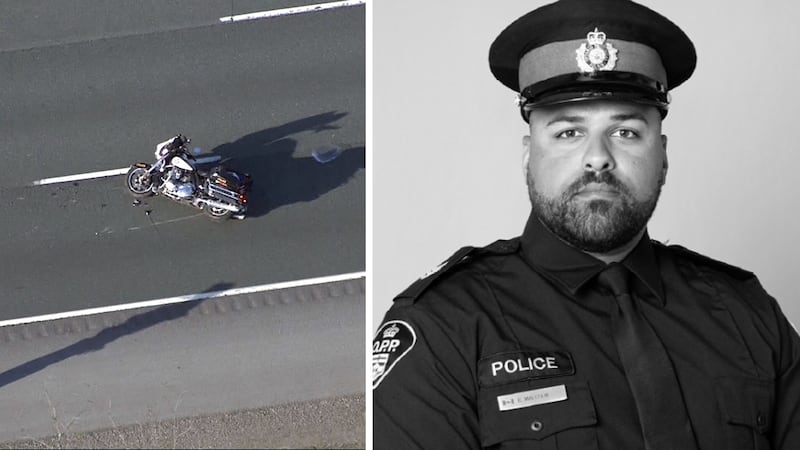 Hwy. 401 reopens after OPP officer killed in Cobourg motorcycle crash