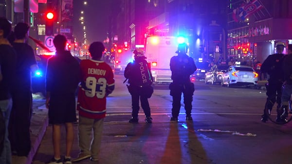Habs fans get rowdy after Game 7 victory over Buffalo Sabres