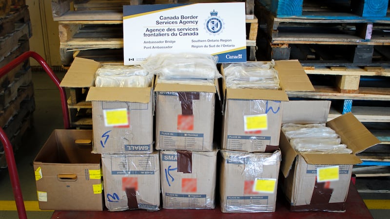 127 kg of cocaine seized at Ambassador Bridge