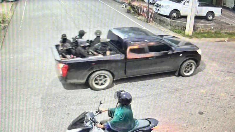 Thai authorities hunt for suspects after an attack in troubled south kills 5 soldiers