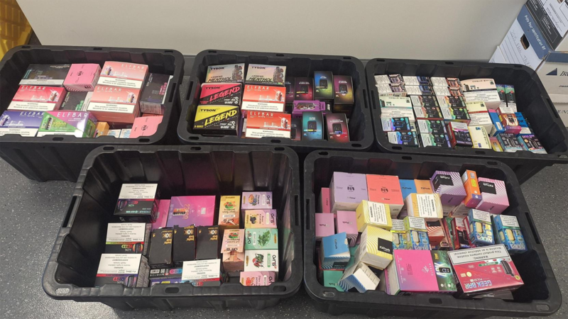 Flavoured vapes: Ottawa Bylaw seizes $69k worth of product