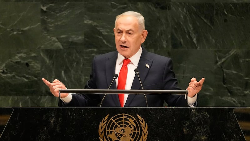 Delegates walk out as Netanyahu addresses UN, and other Mideast developments