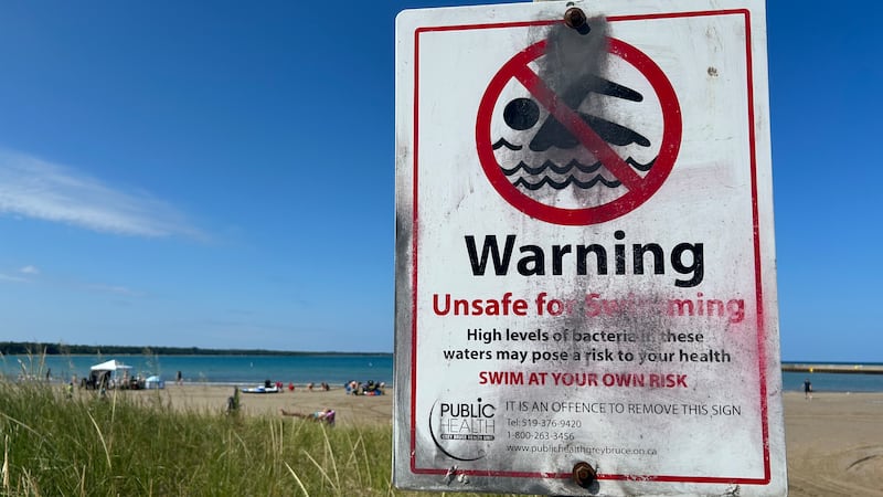 Port Elgin, Southampton beaches posted unsafe for swimming