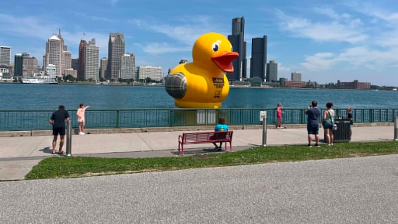 Stellantis celebrates Jeep's 85th year with giant duck
