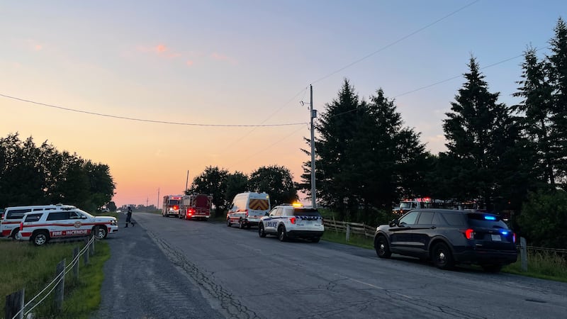 Ottawa firefighters battle fire at home ‘fully engulfed’ in flames near Carp