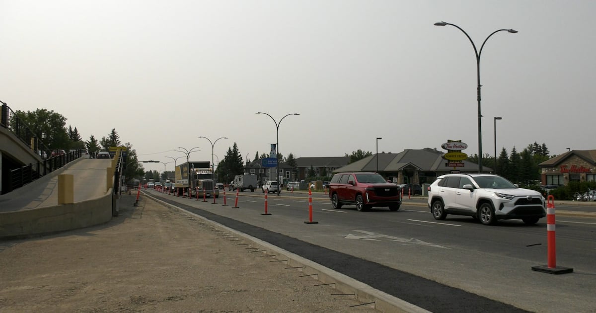 Construction of Whoop-Up Drive, Scenic Drive interchange project running on schedule