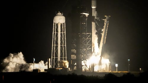 A discarded SpaceX rocket is on a high-speed collision course with the moon