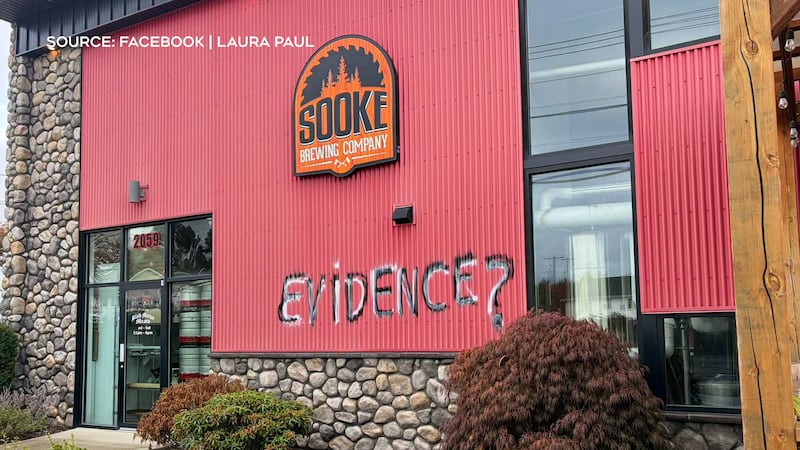 B.C. brewery vandalized after ‘show me the evidence’ controversy, RCMP increase patrols