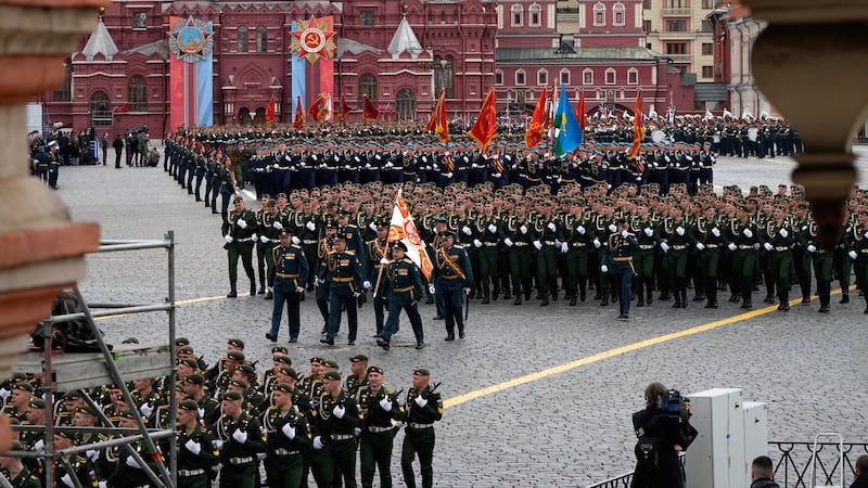 Moscow marks Victory Day with a scaled down Red Square parade under tight security