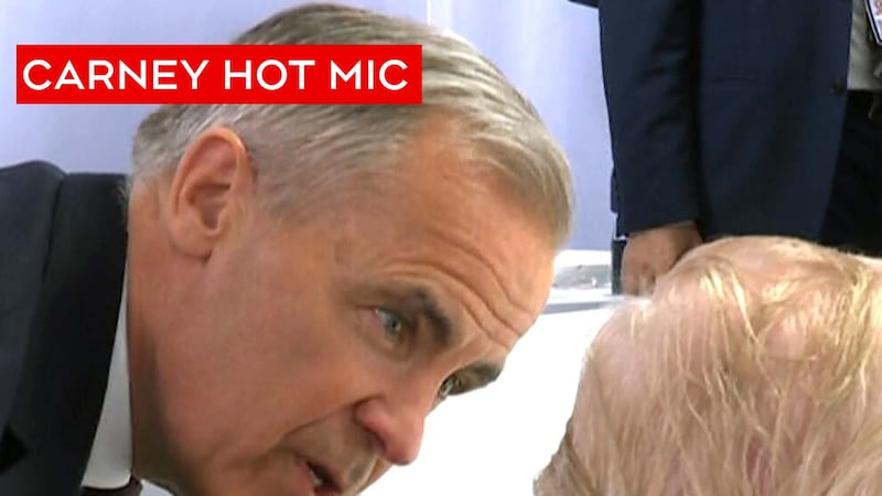 Carney to Trump on hot mic: 'less than 3 per cent,' likely referring to Chinese-made EVs