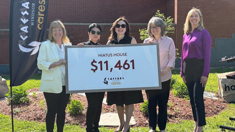 Hiatus House accepts Caesars Windsor donation for transitional housing project