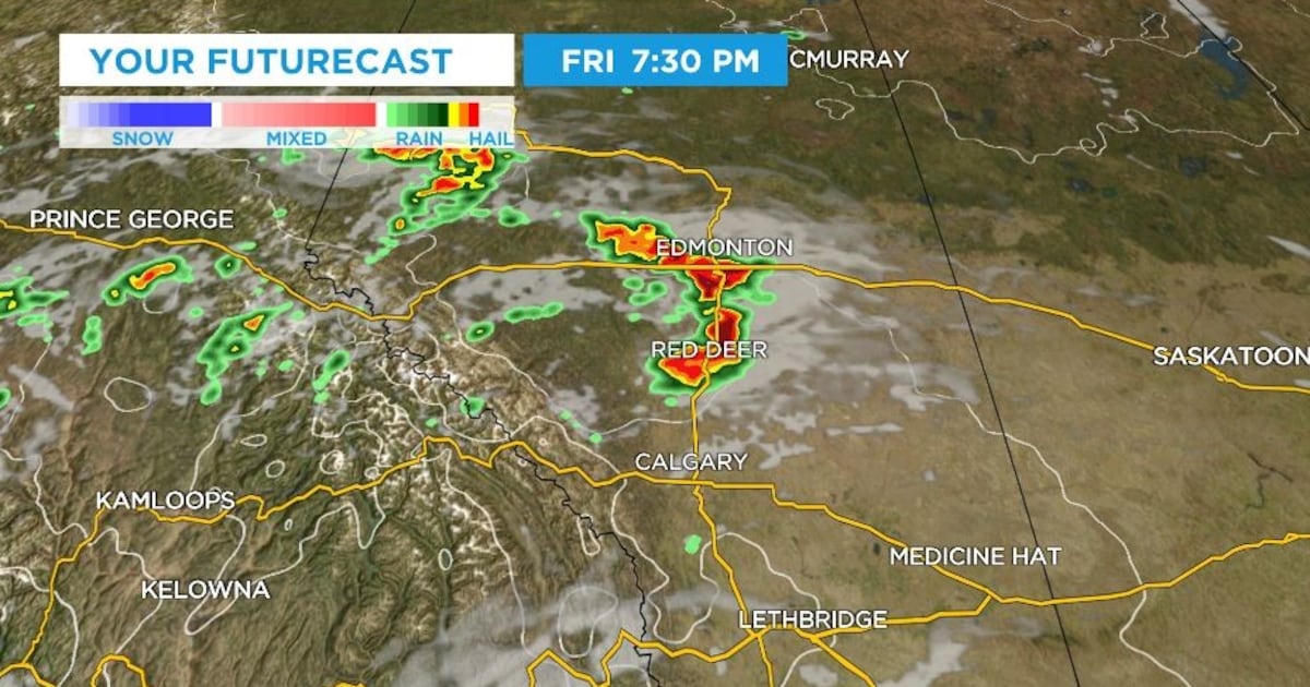 Moderate to severe thunderstorms possible for the next three afternoon and evenings