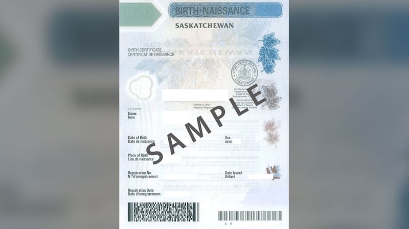 Sample Auth Forms Saskatchewan to allow people to remove gender designation from birth ...