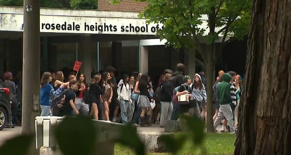‘He’s been here for 33 years’: Hundreds of students protest TDSB decision to transfer beloved principal