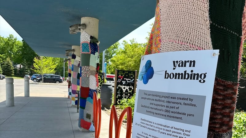 Unique community art project brings awareness to deafblindness