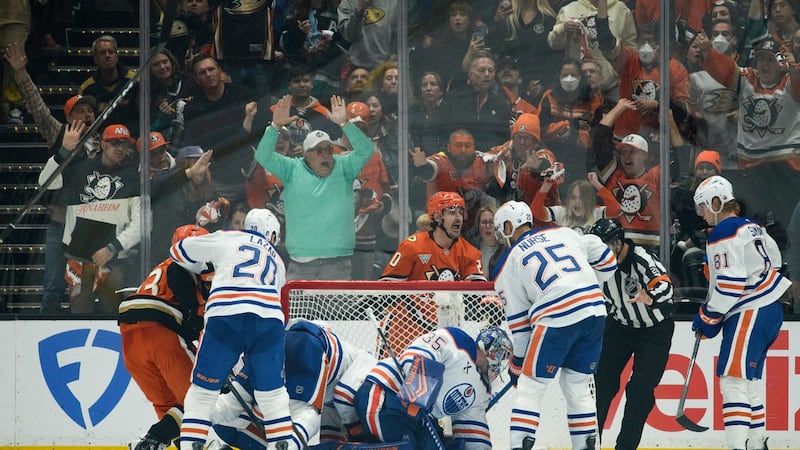 Ryan Poehling scores early in OT, Ducks push Oilers to the brink with 4-3 win in Game 4