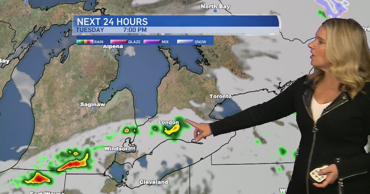 London and area weather for April 20, 2026
